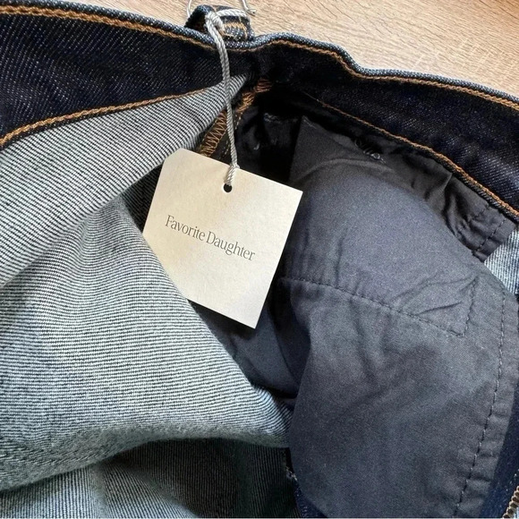 NWT Favorite Daughter The Valentina Tower Super High Rise Jeans in Jasper Blue - Picture 6 of 16